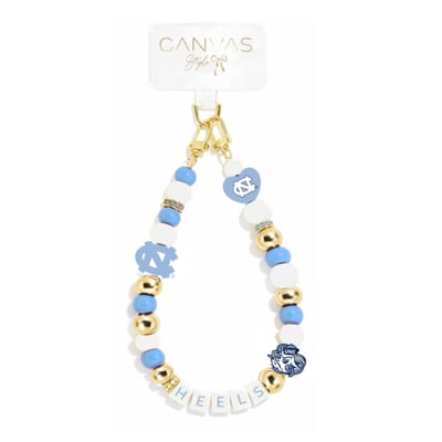 North Carolina Tar Heels CANVAS Style Beaded Wrislet