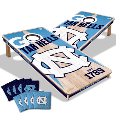 North Carolina Tar Heels Fanpoint 2' x 4' Cornhole Game with Bags