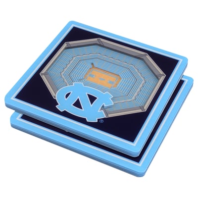 North Carolina Tar Heels Fanpoint 3D StadiumView Coasters
