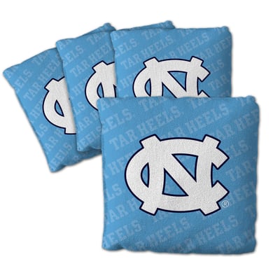 North Carolina Tar Heels Fanpoint Four-Piece Cornhole Bag Set