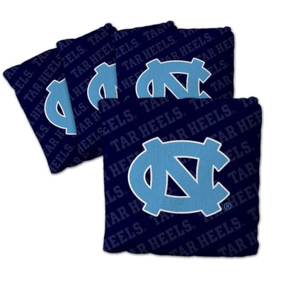 North Carolina Tar Heels Fanpoint Four-Piece Cornhole Bag Set