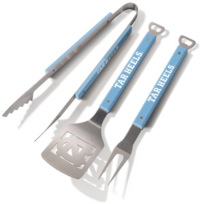 North Carolina Tar Heels Fanpoint Spirit Series 3-Piece BBQ Set