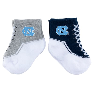 North Carolina Tar Heels ZooZatz Infant Shoe Two-Pack Socks