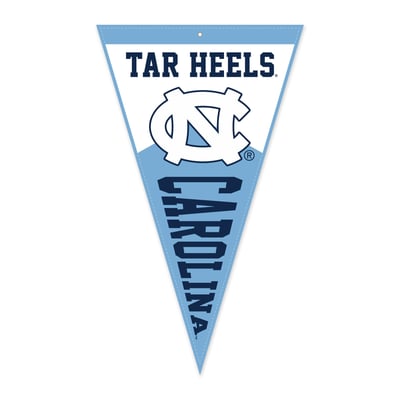 North Carolina Tar Heels Jardine 16" x 27" Pennant Shape Golf Towel with Magnetic Clip