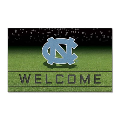 North Carolina Tar Heels Logo Brands 18" x 30" Crumb Rubber Door Mat