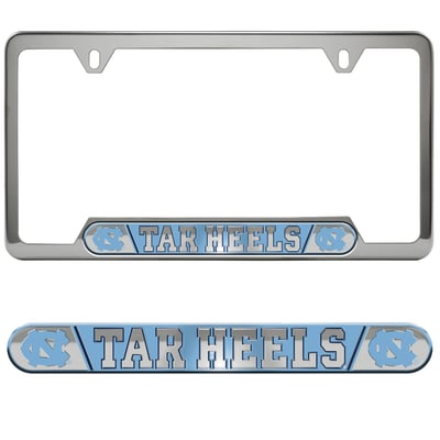  North Carolina Tar Heels Logo Brands Embossed License Plate Frame