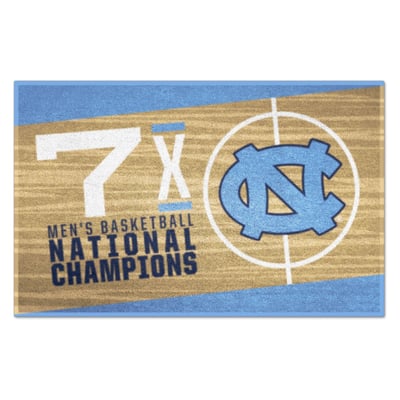 North Carolina Tar Heels Logo Brands Men's Basketball National Champions 19" x 30" Dynasty Starter Mat