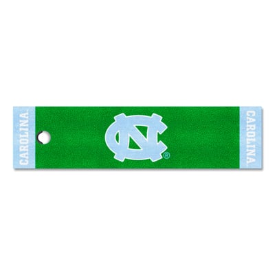 North Carolina Tar Heels Logo Brands Putting Green Mat