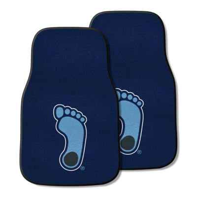 North Carolina Tar Heels Logo Brands Two-Piece Carpet Car Mat Set