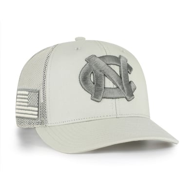 North Carolina Tar Heels '47 Operation Hat Trick Adjustable Trucker Hat - Stone