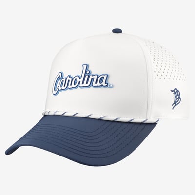  North Carolina Tar Heels Branded Bills Classic Adjustable Rope Hat - White/Navy