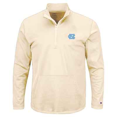 North Carolina Tar Heels Champion Big & Tall Quarter-Zip Pullover - Oatmeal
