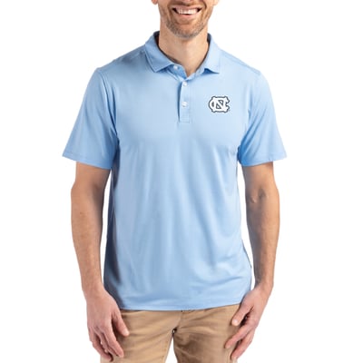 North Carolina Tar Heels Cutter & Buck Coastline Epic Comfort Eco Recycled Polo - Carolina Blue