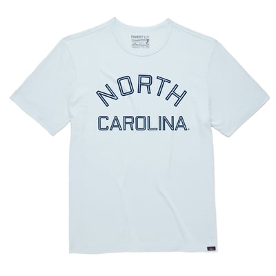 North Carolina Tar Heels FAHERTY Sunwashed T-Shirt - Carolina Blue