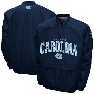 North Carolina Tar Heels Franchise Club Windshell V-Neck Jacket - Navy