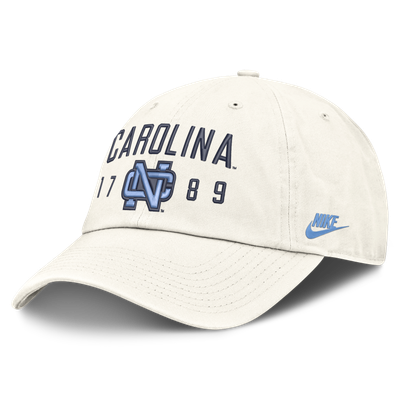  North Carolina Tar Heels Nike Legacy Letter & Location Club Adjustable Hat - White
