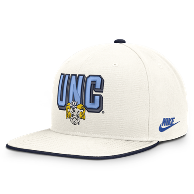 North Carolina Tar Heels Nike Legacy Letter & Mascot Pro Snapback Hat - White