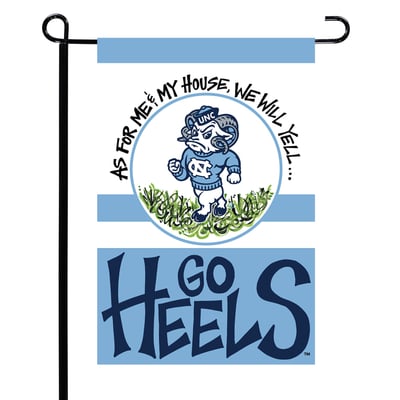 North Carolina Tar Heels 12" x 18" Mascot Double-Sided Garden Flag