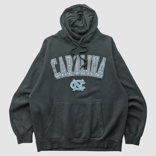 North Carolina Tar Heels 2010s Hooded Pullover Sweatshirt - Black - M by Fanatics Real Vintage