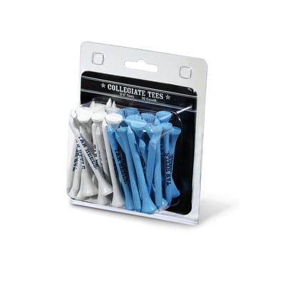 North Carolina Tar Heels 50-Pack Golf Tee Set