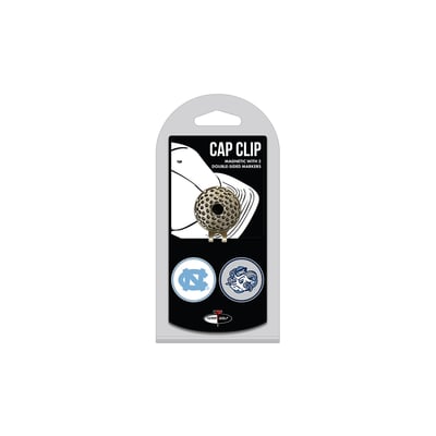 North Carolina Tar Heels Cap Clip with 2 Magnetic Markers Set