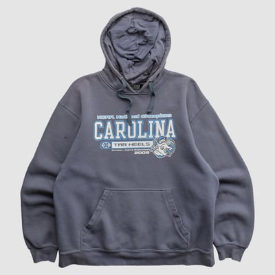 North Carolina Tar Heels Gear For Sports 2009 Hooded Pullover Sweatshirt - Charcoal - L by Fanatics Real Vintage