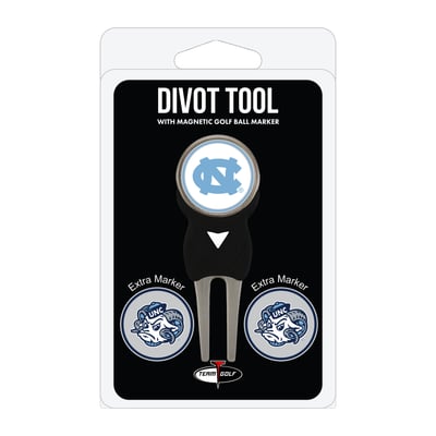 North Carolina Tar Heels Golf Divot Tool Pack with 3 Magnetic Markers