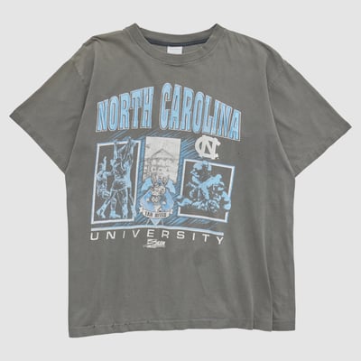 North Carolina Tar Heels Salem Sportswear 90s T-shirt - Charcoal - M by Fanatics Real Vintage