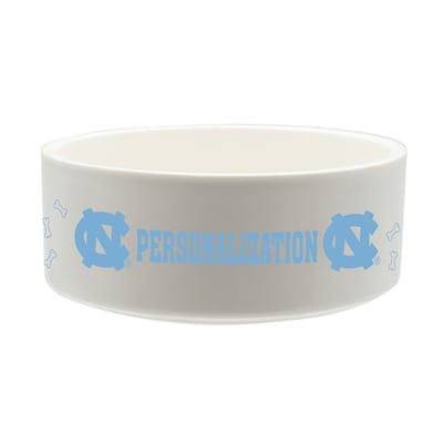 North Carolina Tar Heels The Memory Company 35oz. Personalized Ceramic Pet Bowl