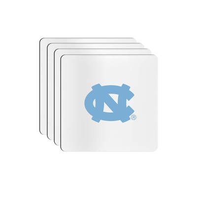 North Carolina Tar Heels The Memory Company Square Ceramic Coaster Set