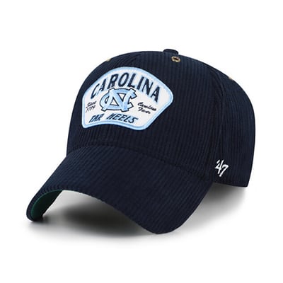 North Carolina Tar Heels '47 Unisex Accordia Corduroy MVP Adjustable Hat - Navy