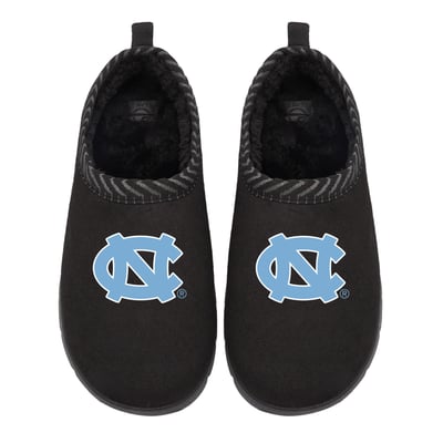 North Carolina Tar Heels ISlide Unisex Primary Logo Mission Slippers - Black
