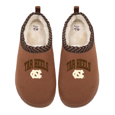 North Carolina Tar Heels ISlide Unisex Tonal Pop Mission Slippers - Tan
