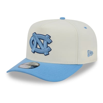 North Carolina Tar Heels New Era Unisex 9FIFTY A-Frame Snapback Hat - White/Carolina Blue