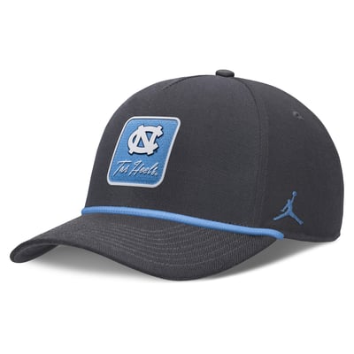 North Carolina Tar Heels Nike Unisex Script Rope Rise Adjustable Hat - Anthracite