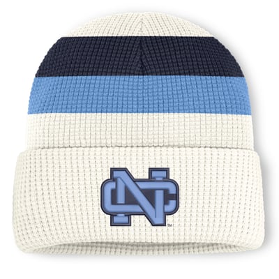  North Carolina Tar Heels Nike Unisex Legacy Letter Cuffed Knit Hat - White