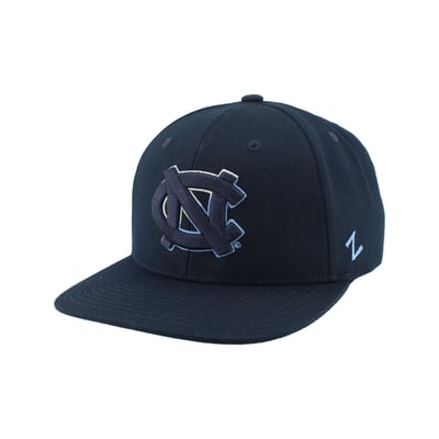  North Carolina Tar Heels Zephyr Unisex Slice 3D Z11 Snapback Hat - Navy