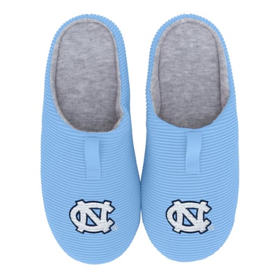 North Carolina Tar Heels ZooZatz Unisex Ribbed Slide Slippers