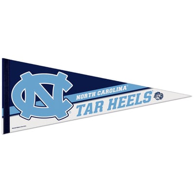 North Carolina Tar Heels WinCraft 12" x 30" Premium Pennant