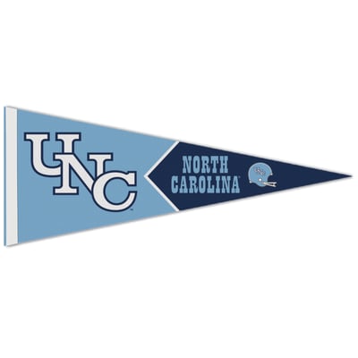 North Carolina Tar Heels WinCraft 12" x 30" Premium Pennant