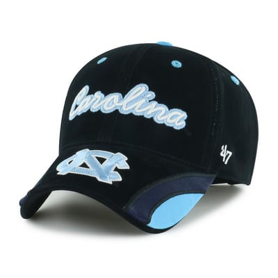 North Carolina Tar Heels '47 Women's Velvet Denim Script MVP Adjustable Hat - Black