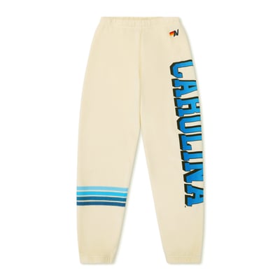 North Carolina Tar Heels Aviator Nation Women's Tri-Blend Sweatpants - Cream