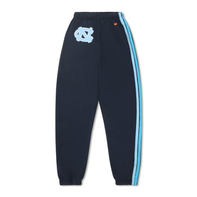 North Carolina Tar Heels Aviator Nation Women's Tri-Blend Sweatpants - Navy