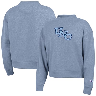 North Carolina Tar Heels Champion Women's Triumph Fleece Vintage Logo Sweatshirt - Light Blue