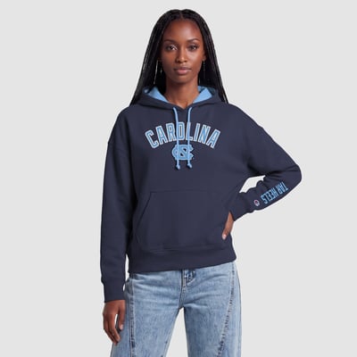  North Carolina Tar Heels Champion Women's Fleece Hoodie - Navy