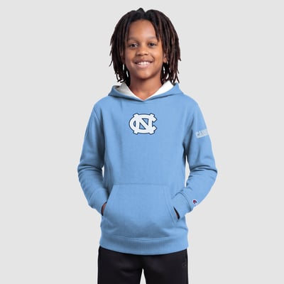  North Carolina Tar Heels Champion Youth Fleece Hoodie - Carolina Blue