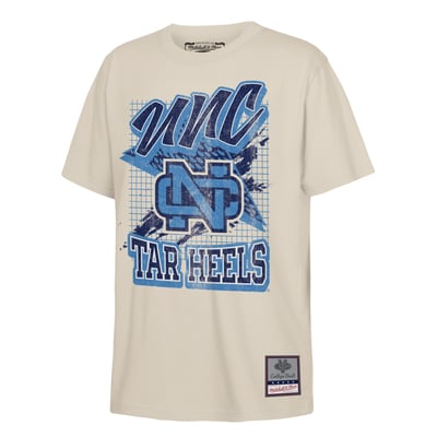 North Carolina Tar Heels Mitchell & Ness Youth Collegiate T-Shirt - Natural
