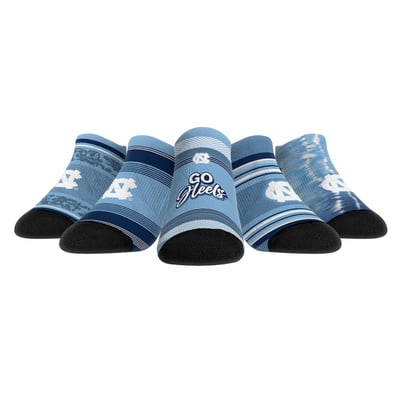  North Carolina Tar Heels Rock Em Youth Super Fan Five-Pack Low-Cut Socks Set