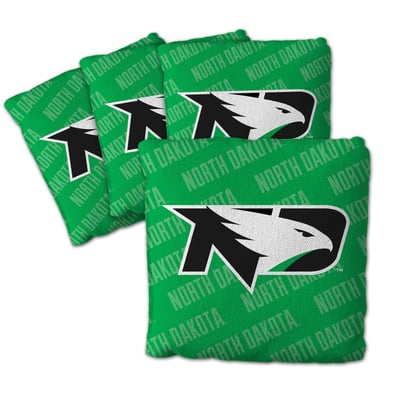 North Dakota Fanpoint Four-Piece Cornhole Bag Set