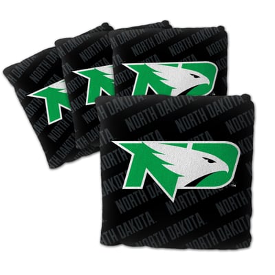 North Dakota Fanpoint Four-Piece Cornhole Bag Set